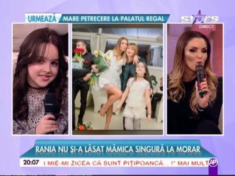 VIDEO / Denisa Nechifor are de ce să fie mândră! Rania, fiica ei, e o adevărată domnişoară! Cum a apărut în direct, la "Răi da'buni"