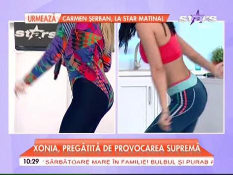Raluca o provoacă la duel pe Xonia! Cine face mai bine twerk dintre ele?