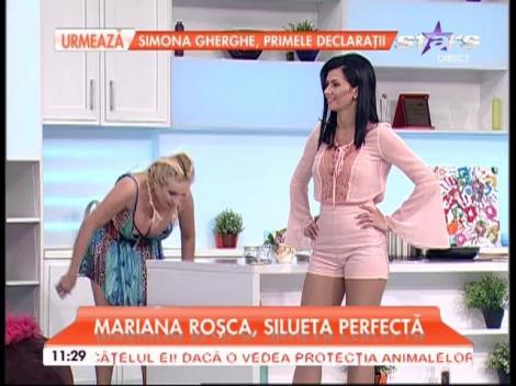 A topit 9 kilograme în timp record! Iată exerciţiile cu care se menţine în formă Mariana Roşca