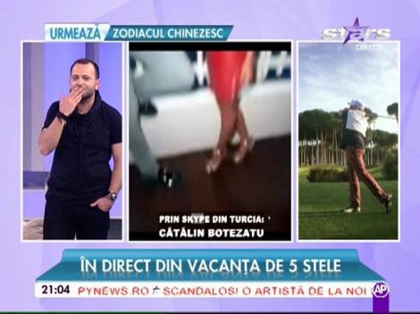 Cătălin Botezatu a fugit din România şi a plecat cu marile iubiri! În direct din vacanţa de cinci stele