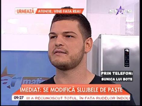 VIDEO / Îşi aniversează ziua de naştere, dar n-a scăpat de "apostrofările" bunicii! Un prezentator celebru, "urecheat"  în direct, la TV