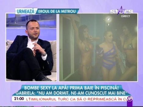 Bombe sexy la apă! Prima baie în piscină! "Nu am dormit, ne-am cunoscut mai bine"