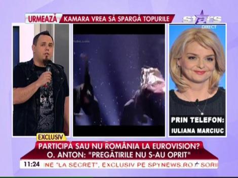Participă sau nu România la Eurovision? Iuliana Marciuc a dat verdictul în direct, la TV