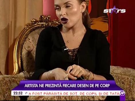 Oana Radu şi-a scris povestea pe corp! Semnificaţia tatuajelor vedetei
