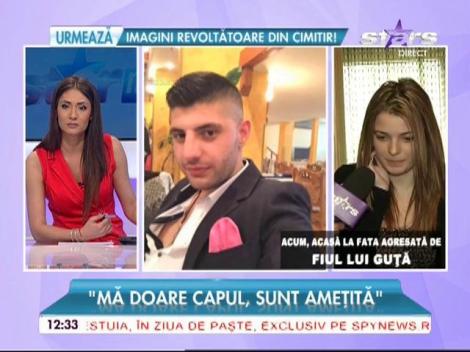 VIDEO / Prima apariţie la TV a tinerei agresate de fiul lui Nicolae Guţă: "Mă aştept să mă contacteze după ameninţările pe care le-a făcut"