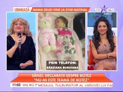Sânziana Buruiană, declaraţii despre botez! Ce vedete din showbiz vor participa şi marele absent de pe lista invitaţilor
