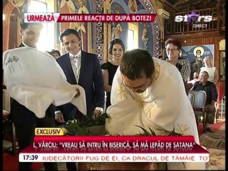 Liviu Vârciu, primele declaraţii despre creştinarea micuţului Nicolas: "Niciodată n-am avut emoţii atât de mari!"