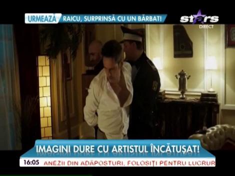 Ștefan Bănică, luat pe sus de poliție