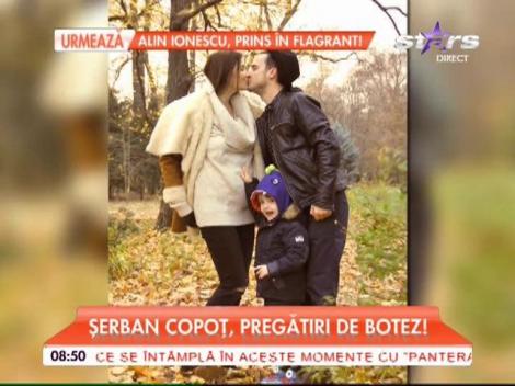VIDEO / A devenit tătic pentru a doua oară şi se pregăteşte de botez! Şerban Copoţ a oferit toate detaliile despre marele eveniment