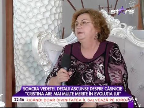 Cum se &icirc;nțelege Cristina Spătar cu soacra ei