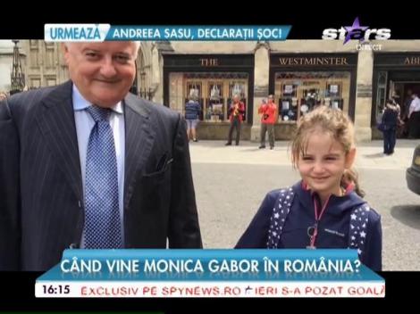 Când vine Monica Gabor în România? Irinel Columbeanu știe răspunsul