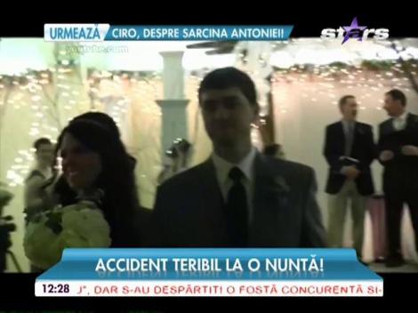 Accident teribil la o nuntă! Rochia miresei a luat foc