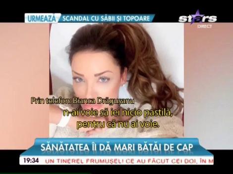 Graviduţa Bianca Drăguşanu, probleme de sănătate: "Nu cred că pot să mai fac faţă"