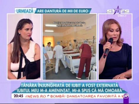 Diana, prima apariţie după ce a fost &icirc;njunghiată &icirc;n scara blocului! Motivul pentru care a venit la TV fiica lui Adrian Enache &icirc;ţi va da fiori