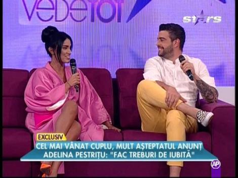VIDEO & FOTO / Reacţia Adelinei Pestriţu, după ce Carmen Harra a spus că ea şi Andra sunt următoarele vedete care vor rămâne însărcinate