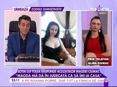 Alina, primele declaraţii despre sarcină! Soţia lui Tolea Ciumac acuzaţii HALUCINANTE despre Magda: "E POSEDATĂ"
