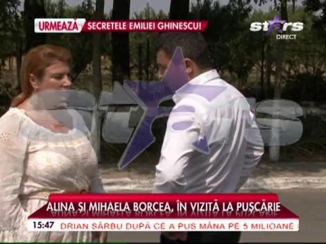 Primele imagini cu Alina și cu Mihaela Borcea, în vizită la penitenciar la  Cristi Borcea