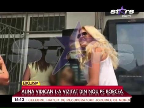 Alina Vidican a mers din nou la penitenciar, la Cristi Borcea