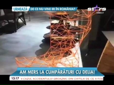 Am mers la cumpărături cu Delia. Penthouse-ul merită fiecare bănuţ! Dressing-ul artistei te face să pl&acirc;ngi de ciudă!