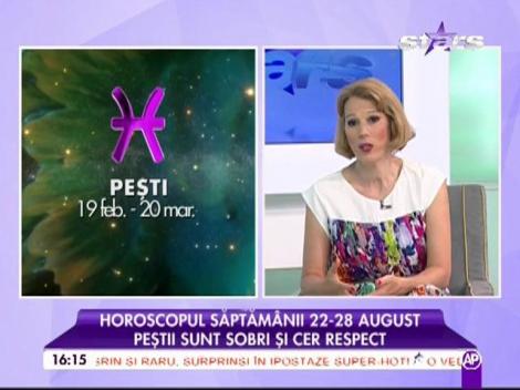 Horoscop săptăm&acirc;na 22-28 August: Taurii au surprize pe plan sentimental