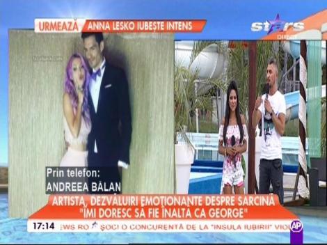 Andreea Bălan despre sarcină