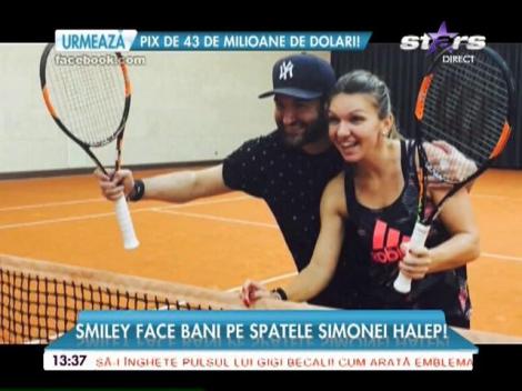 Smiley face bani pe spatele Simonei Halep! A devenit preferatul sportivilor