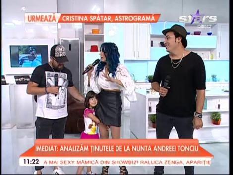 Tablou de familie! Daniela Gyorfi, George Tal şi fiica lor. Imaginea care i-a cucerit pe fanii artistei