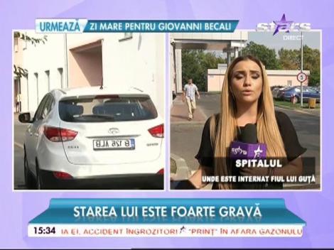 Fiul lui Nicolae Guţă, transferat de urgenţă la Bucureşti