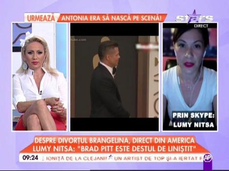 Ce spune Lumy Nitsa despre divorţul dintre Brad Pitt şi Angelina Jolie!