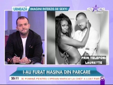 Laurette şi-a denunţat fostul iubit &icirc;n direct la TV: "Aduce maşini furate din Germania!" Poliţia ar putea să se autosesizeze