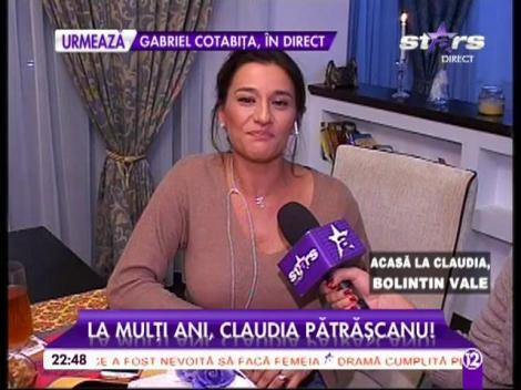 VIDEO / De ziua ei, Claudia Pătrăşcanu a mărturisit cum va naşte şi a vorbit despre NUMELE BEBELUŞULUI. Ce surpriză frumoasă i-a făcut soţul ei