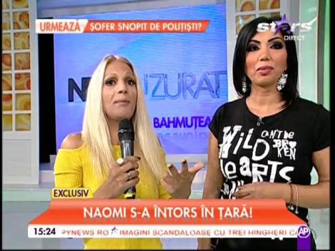 Naomi a revenit în ţară, dar nu mai arată cum stiai! I-a făcut o surpriză Adrianei Bahmuţeanu