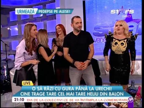 Iată ce fac vedetele pentru Morar! Cine trage cel mai tare heliu din balon