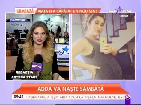 Adda, celebra artistă,  va naşte prin cezariană