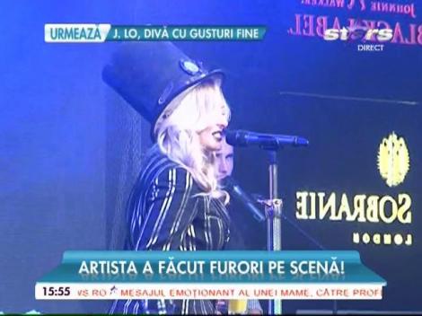 Delia, spectacol de senzație pe scenă