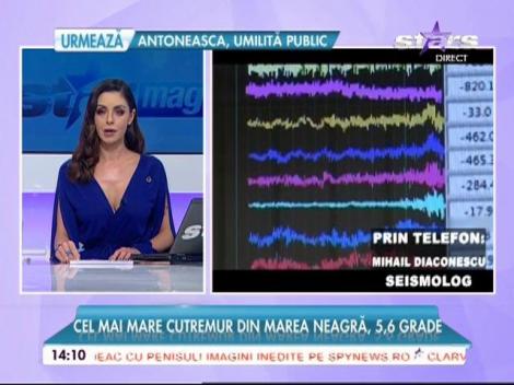 Seism de de 5,3 grade pe scara Richter, în Marea Neagră