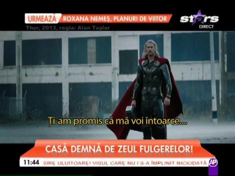 Chris Hemsworth, eroul filmului Thor, casă demnă de un zeu fulgerător