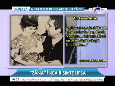 Andreea Marin, cu gândul la tatăl ei: ”MI-e dor de tine, de noi”