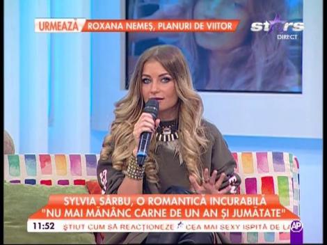 Sylvia, schimbare radicală: ”Nu mai mănânc carne de un an și jumătate”