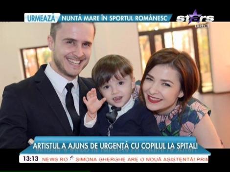 Şerban Copoţ a ajuns de urgenţă cu copilul la spital!