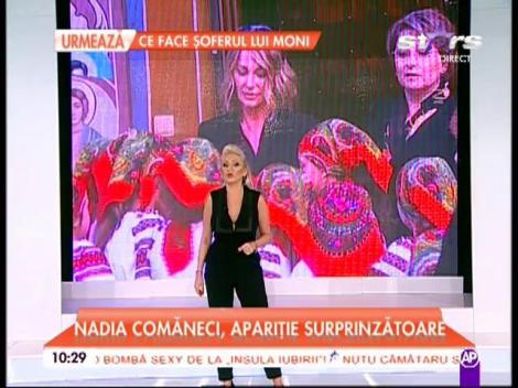 Nadia Comăneci i-a uimit pe toți când a apărut îmbrăcată așa! Fosta gimnastă a făcut senzație la eveniment! (VIDEO)
