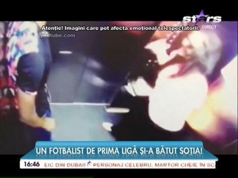 Un fotbalist de prima ligă în Columbia şi-a lovit cu bestialitate soţia