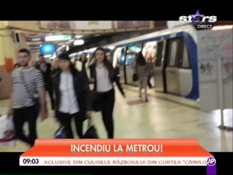 Panică la metrou! Incendiu la stația Politehnica