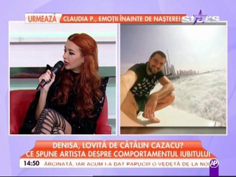 Denisa de la Bambi, despre iubitul ei: "Este un bărbat gelos, dar şi eu sunt"