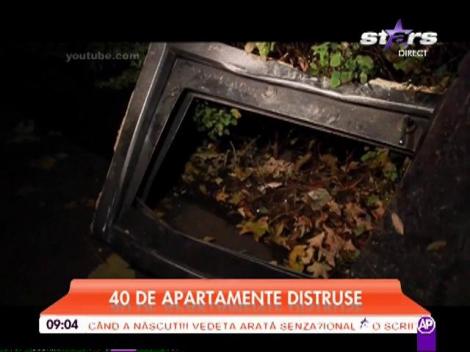 O explozie puternică s-a produs într-un bloc din Bistriţa