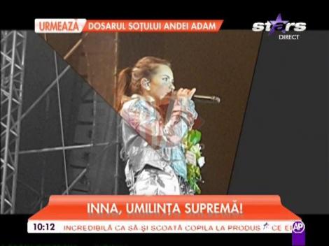 Inna, umilită de un poliţist din Iaşi! S-a întâmplat chiar înainte de a urca pe scenă!