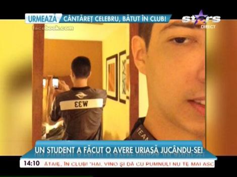 Un student român a făcut o avere jucându-se!