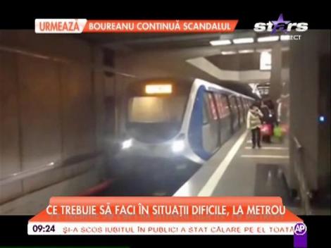 Tu, cel care stai îngrămădit în fiecare dimineaţă la metrou, iată ce trebuie să faci în situaţii dificile! Metrorex dă sfaturi călătorilor