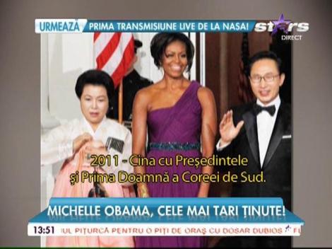 Michelle Obama, Prima Doamnă a Americii, model de eleganţă!