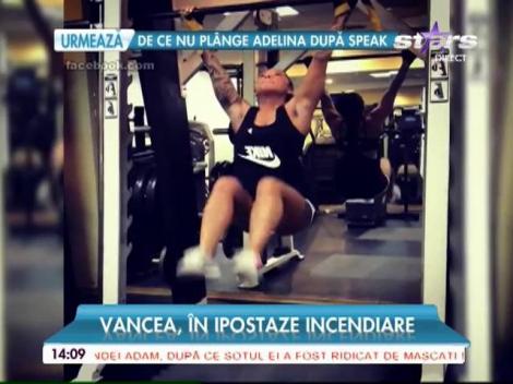 Imagini de senzaţie cu Roxana Vancea la sală!